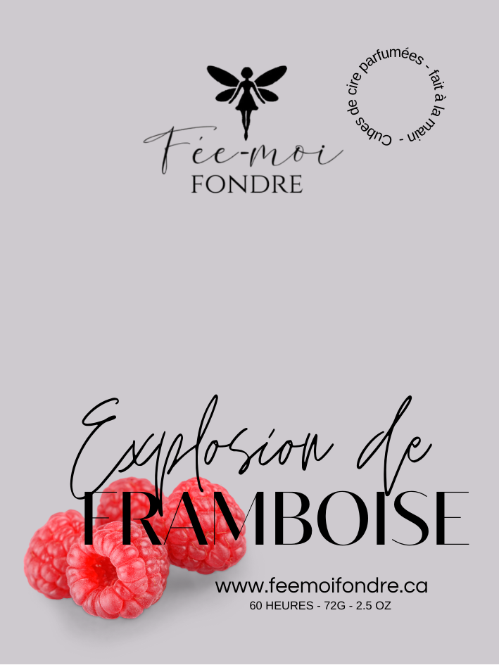 Explosion de framboise