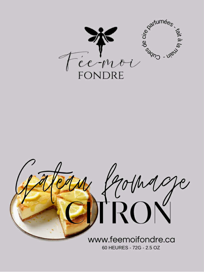 Gâteau au fromage et au citron