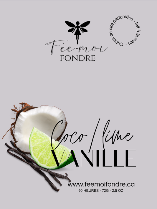 Coco, lime et vanille
